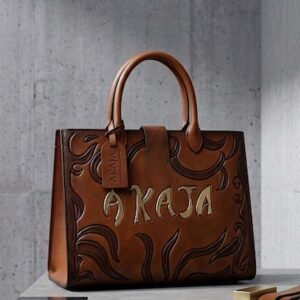 Obsidia — Cuir Fauve Sculpté