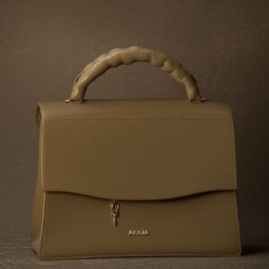 Obsidia — Cuir Olive Minimaliste