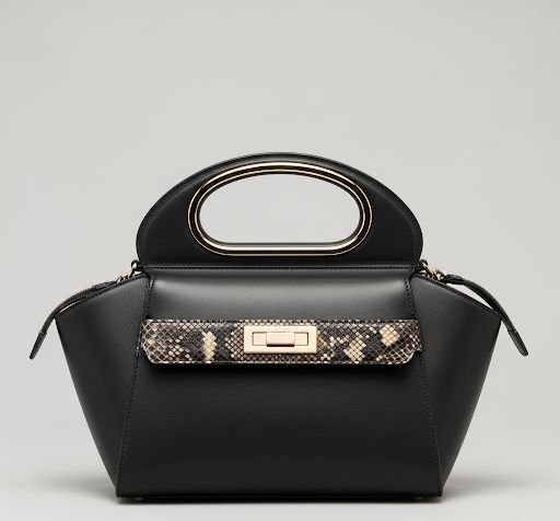 Obsidia — Cuir Noir et Python